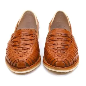 Cross Woven Huarache Sandal Walnut