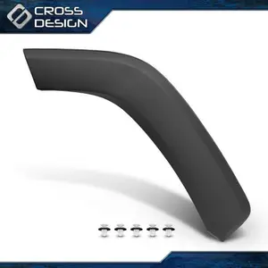 CROSSDESIGN Fit For 19-22 Toyota RAV4 Rear Right Door Arch Fender Flares Molding Trim