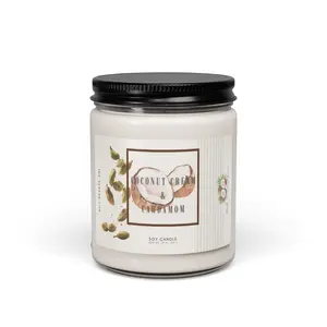 Coconut Cream & Cardamom Scented Candle