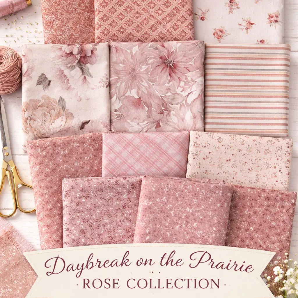 Daybreak on the Prairie Rose Fat Quarter Collection ( 9 pcs )