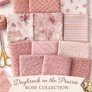 Daybreak on the Prairie Rose Fat Quarter Collection ( 9 pcs )