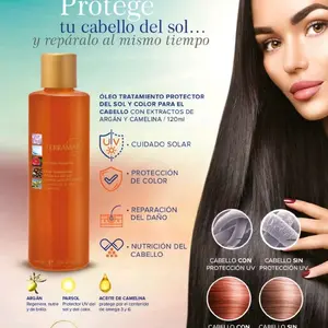 Terramar Hair Oil  Color protector, Haircare, Repair Argan Oil Blend Frizz Hair Solution