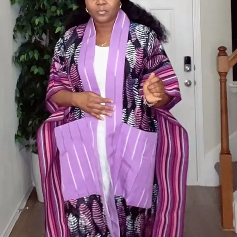 Brocade batik kimono