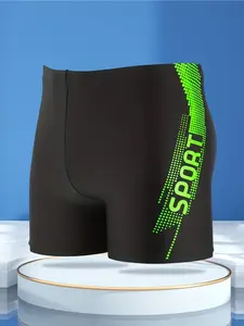 Men's Swimming Shorts Summer, Quick Dry Lace Up Swim Trunks Sport Printed Quick Dry Breathable Swim Trunks Beach Pool Casual Men's Shorts