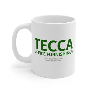 TECCA Office Furnishings 11oz Ceramic Mug | The Chair Company Parody | Funny Tim Robinson Sketch Merch