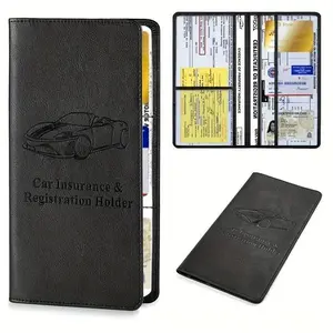 Fall Car Registration & Driver's License & Insurance Card Storage Bag for Summer, 1 Count Car Insurance & Registration Holder