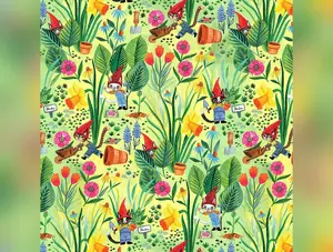 Somebunny to Love | Gnome Sweet Gnome Multi by Miriam Bos for Dear Stella | STELLA-DMB2733