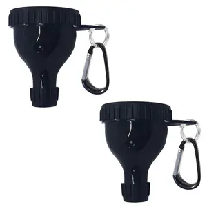 2 Pack  Container to Go - Mini Funnel with  and Keyring, Water Bottle Funnel for Shakers