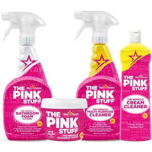 - - Bundle – Paste, Multi-Purpose Spray, Foam Spray, and Cream Cleaner – for Kitchens, Bathrooms, Outdoors, and More