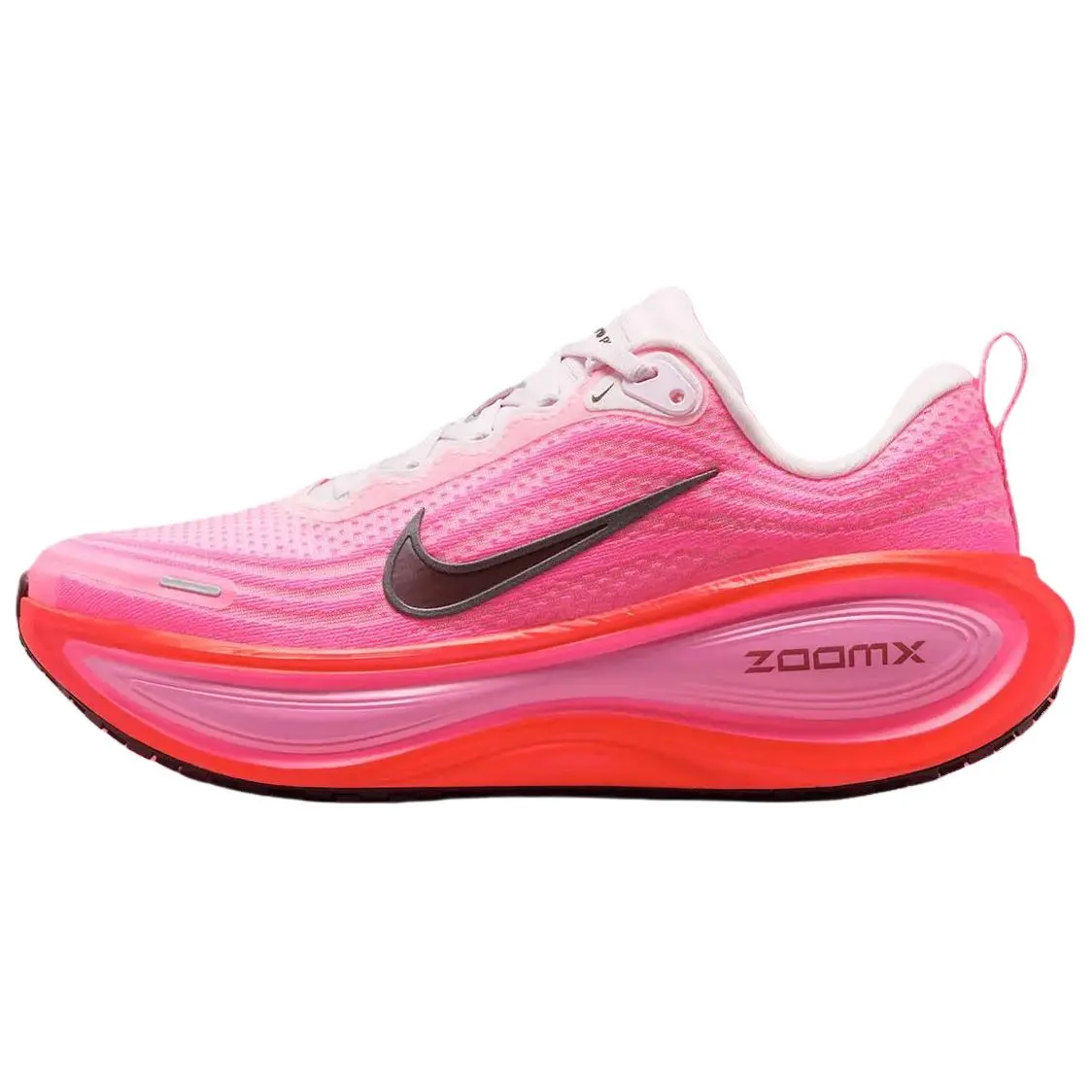Women's Nike Vomero Plus Low-Top Running Sneakers - Mesh Construction, Anti-Slip Design, Comfort-Enhanced Features