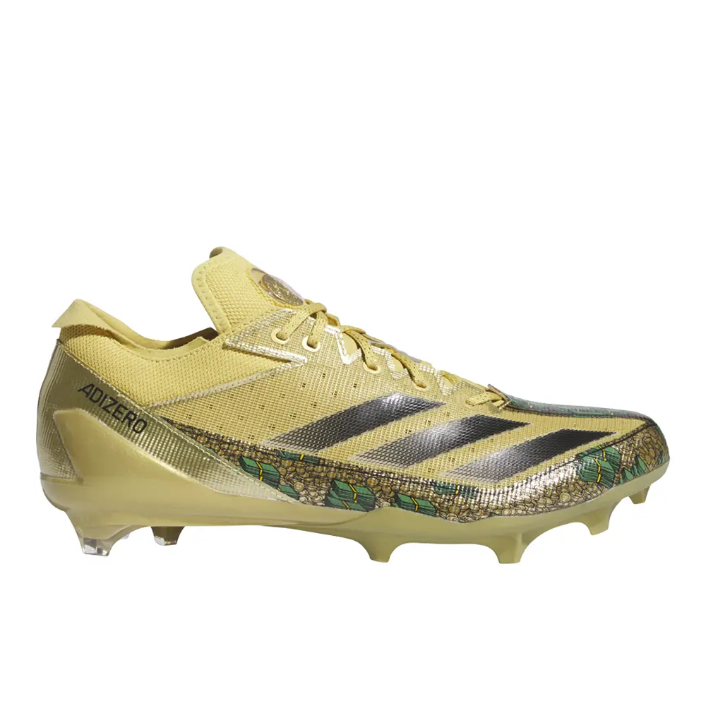 adidas Mens Adizero Electric Scrooge Mcduck American Football Sneakers Shoes - Gold, Yellow adidas Mens Adizero Electric Scrooge Mcduck American Football Sneakers Shoes - Gold, Yellow