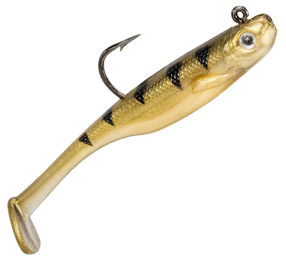Strike King Homing Minnow Swimbait - 2.5 in, Paddle Tail, Lifelike Action, 90-Degree Line Tie, Cast-and-Retrieve, Sonar Presentations Fishing Lure