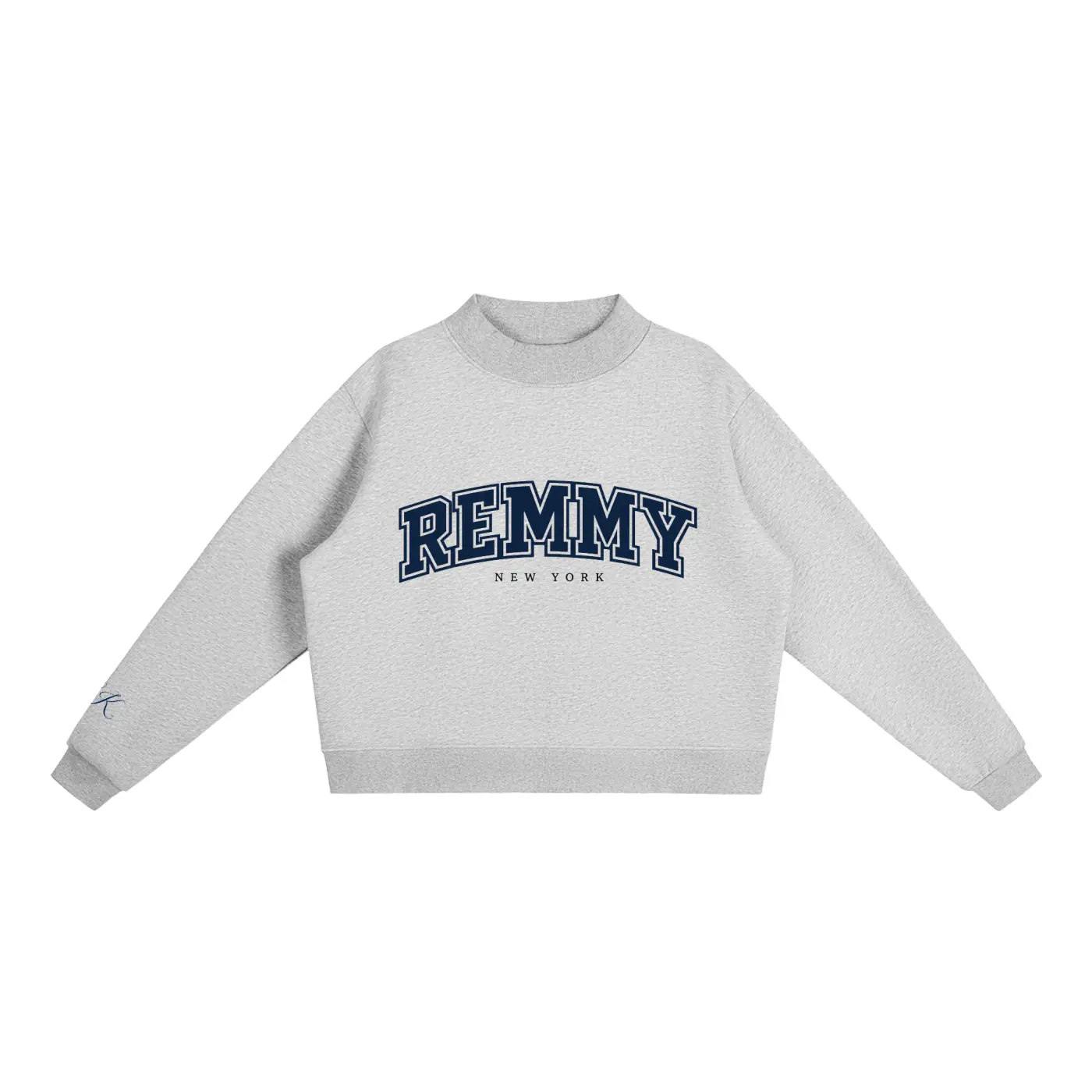 Cloud Fleece Mock-Neck Crew Sweatshirt