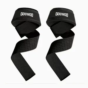 GOUNOD ProGrip Adjustable Weightlifting Wrist Straps Heavy Duty Deadlift Pull Support for Strength Training Beginners