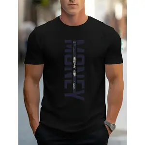 Men Casual Short Sleeve Tee 1 Pcs 100% Heavy Cotton - Comfortable Crew Neck, Soft Adorable Tees Tops