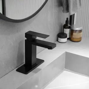 New Bathroom Sink Faucet, Single Handle One Hole Bathroom Faucet