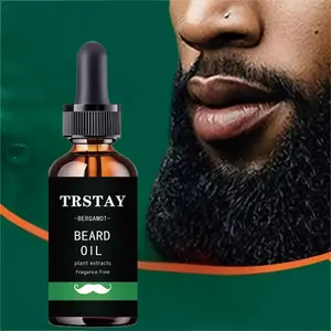 Trstest Beard Oil with Bergamot, Tea Tree Oil & Shea Butter, Natural Plant Extracts, Fragrance-Free, Gentle Beard Care