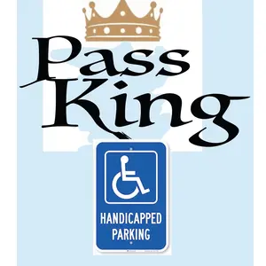 Pass King Handicap Placard Holder - Convenient & Secure Display with Magnetic Storage System for Easy Access and Full Compliance with Regulations