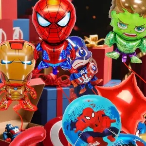 Spider Hero Cartoon Balloons Set, Birthday Party Decoration Kit, New Year Theme Party Supplies, Various Celebrations & Gifts Decor