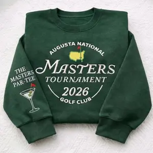 [Made-To-Order] Tournament 2026 Embroidered Sweatshirt Golf Club Gift For Golfers, Masters Golf Tournament Shirt