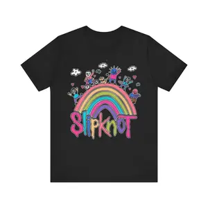 Hot Shirt Rainbow the Slipknotttt Band Shirt, Slipknot 90s Shirt, Rock Shirt, Gift for him and her