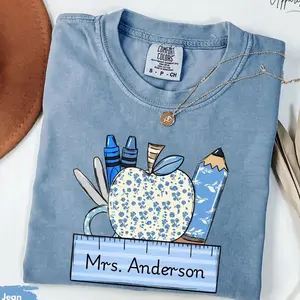 Custom Teacher Shirt, Teacher Gifts, Teacher Appreciation Sweatshirt Hoodie, Back to School, Last Day of School, Gift 2R4WZ