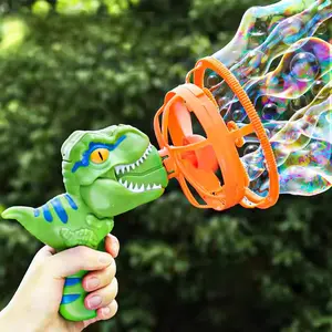 Bubble Maker Machine, Large Bubbles with Mini Bubbles Inside, Dinosaur Bubble Blower Toy for Kids and Toddlers Party Favors Birthday Christmas Easter Gifts for Boys and Girls