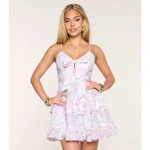 Sunday Best Eyelet Floral Skater Dress
