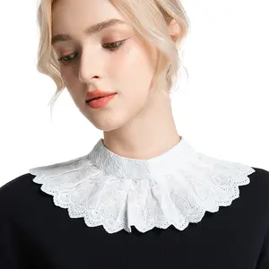Lace Clown Collar Neck Ruffle RGB Jester Collars Dicky Collar