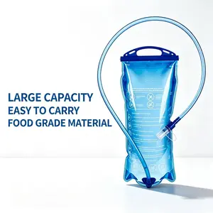 Outdoor Sports Water Bag, Hiking Backpack Water Bottle, Cycling Hydration Bag, Tpu Material 1.5L 2L 3L, Leak-Proof, BPA-Free, Camping, Running, Trekking