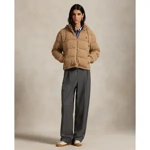 Polo Ralph Lauren - Cable-Knit Wool-Cashmere Quilted Jacket