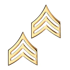 U.S. Army E5 Sergeant STA-BRITE® Pin-on Rank (pair)