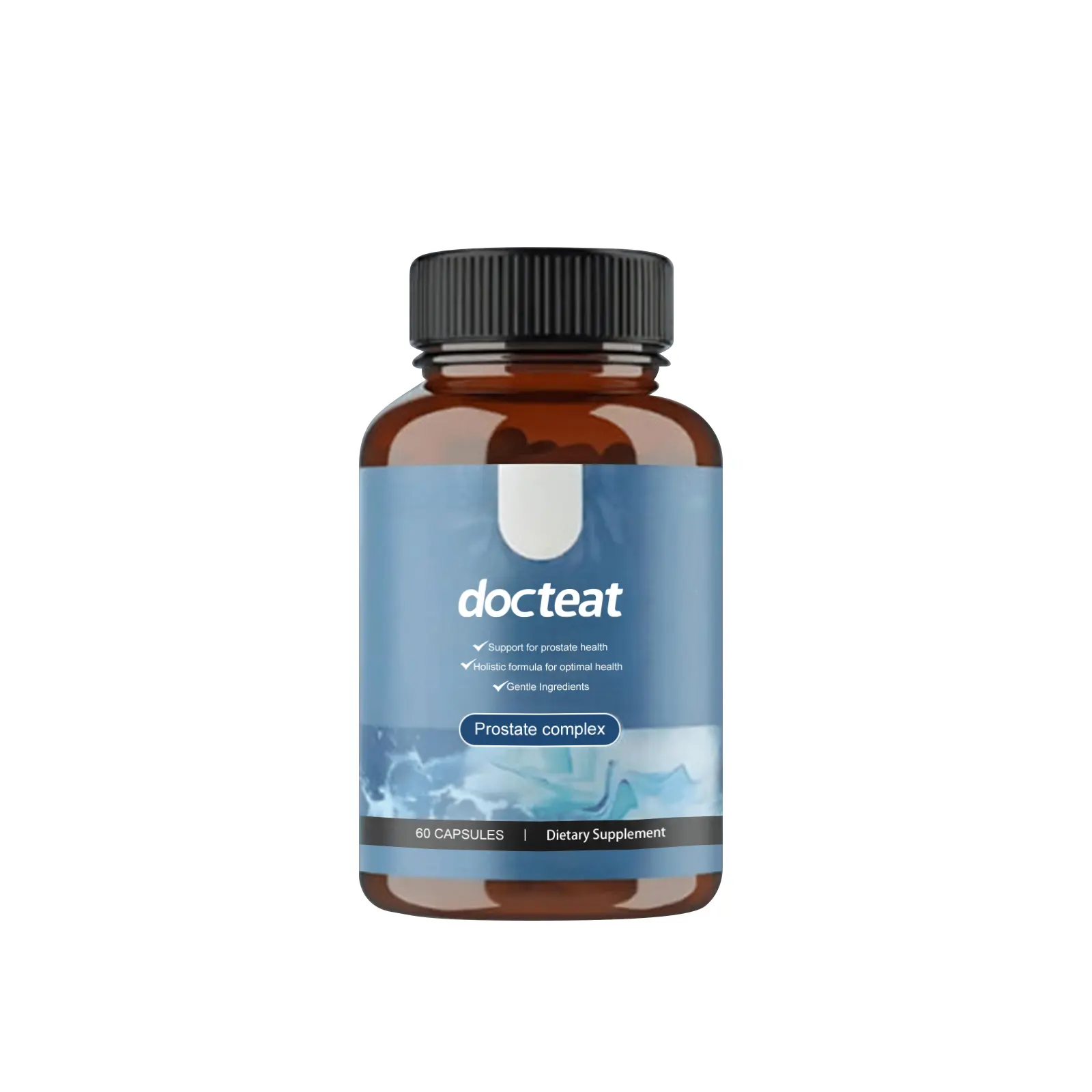 Docteat Men’s Wellness Capsules – Botanical Blend Daily Supplement, 60 Count