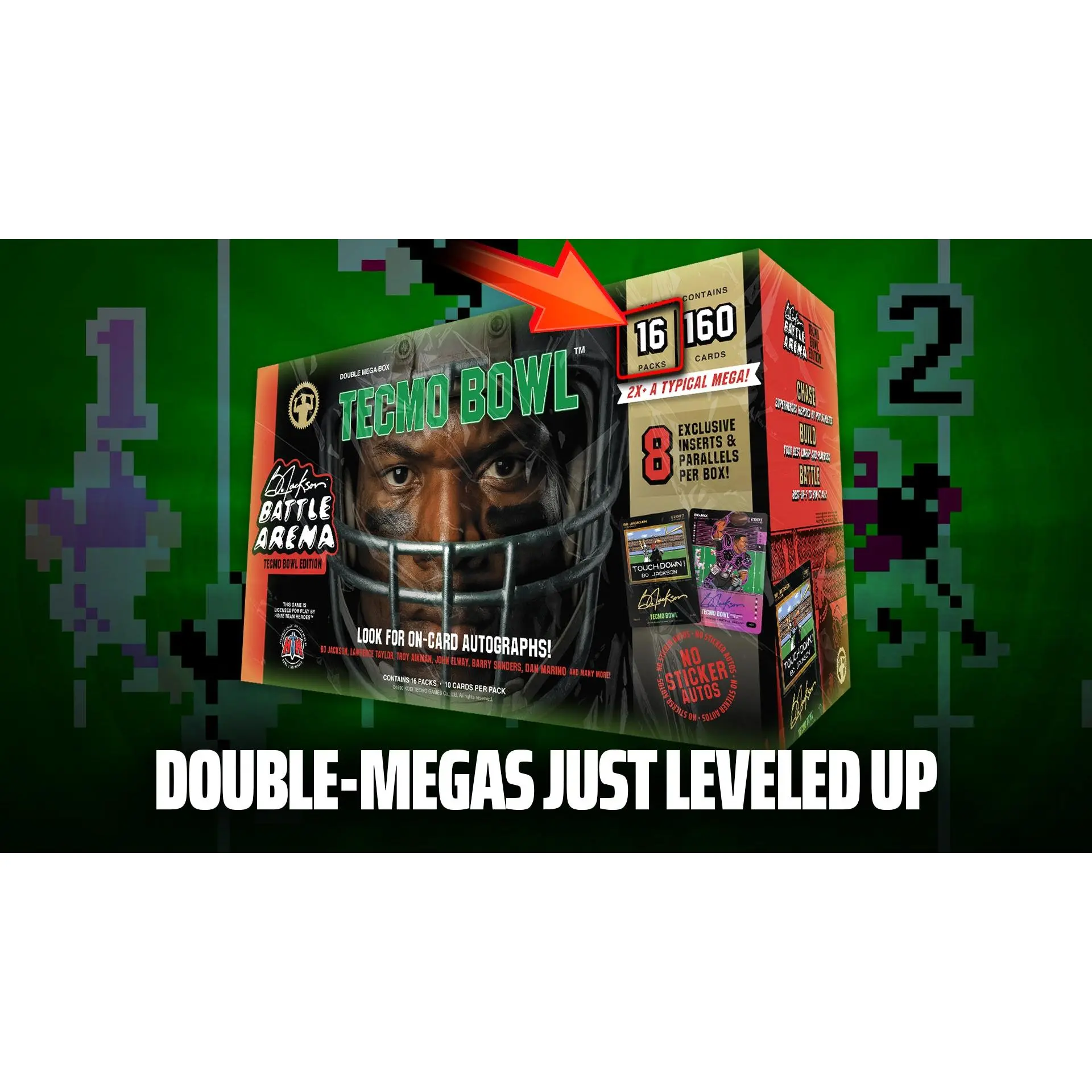 2026 Bo Jackson Battle Arena Tecmo Bowl Edition Double Mega Box
