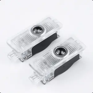 2 Pcs LED Interior Decoration Sticker Light, Led car lights | BMW Door Projection Welcome Light | Fit 3/5/7/X/GT High-Brightness Projection Wide Voltage Plug & Play Temp Resistant Durable No Modification Install | Car-Specific