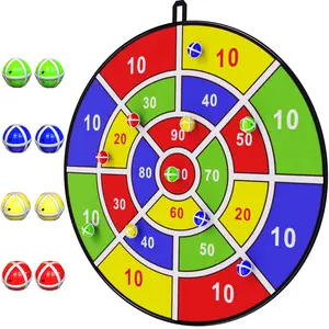 Dart Board Game - 26" Sticky Ball Darts Board with 8 Balls, Interactive Toy Sports Game, Indoor & Outdoor Funny Activities, Creative Birthday Gift