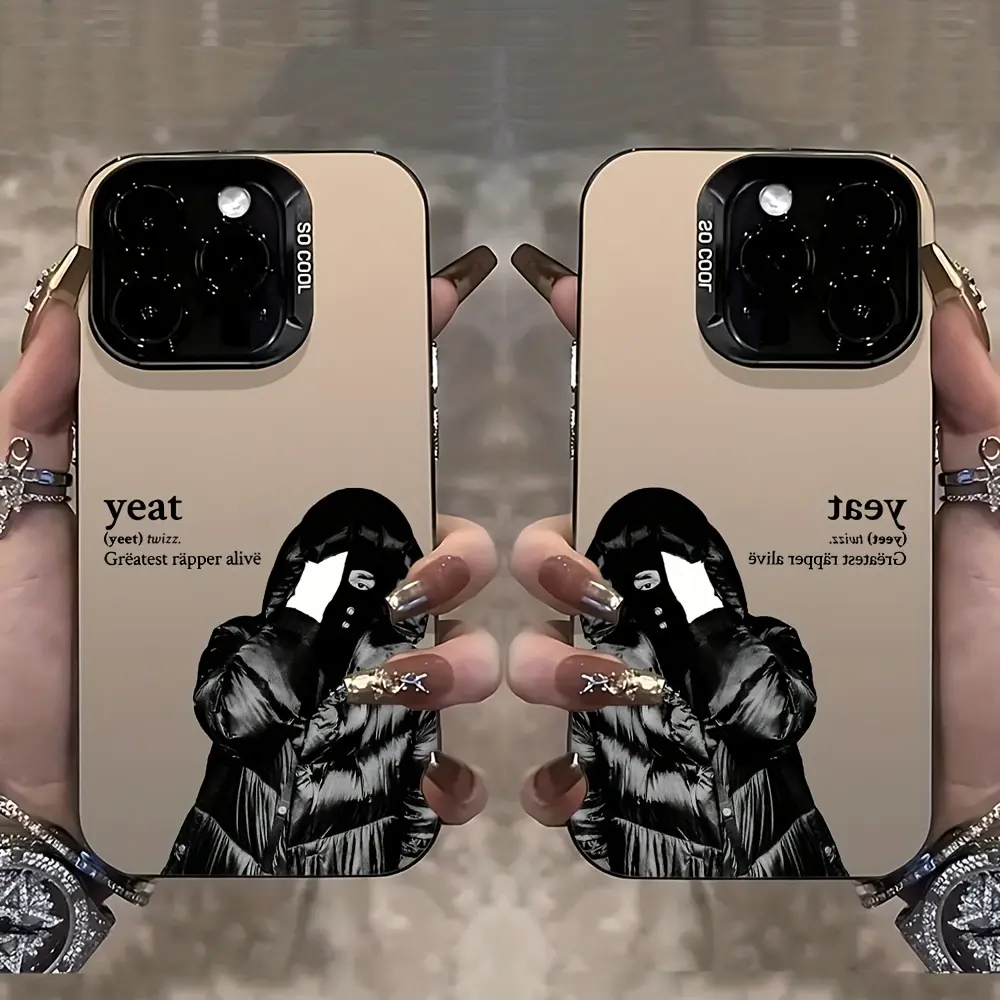 Yeat Rapper Afterlyfe Protective Shockproof Phone Cover, iPhone Accessories for Models 17,16E,16,15,14,13,12,11,Mini,Pro,Max,Air,X,XR,XS-Max,8,7 Plus, Matte Anti-Fall Case