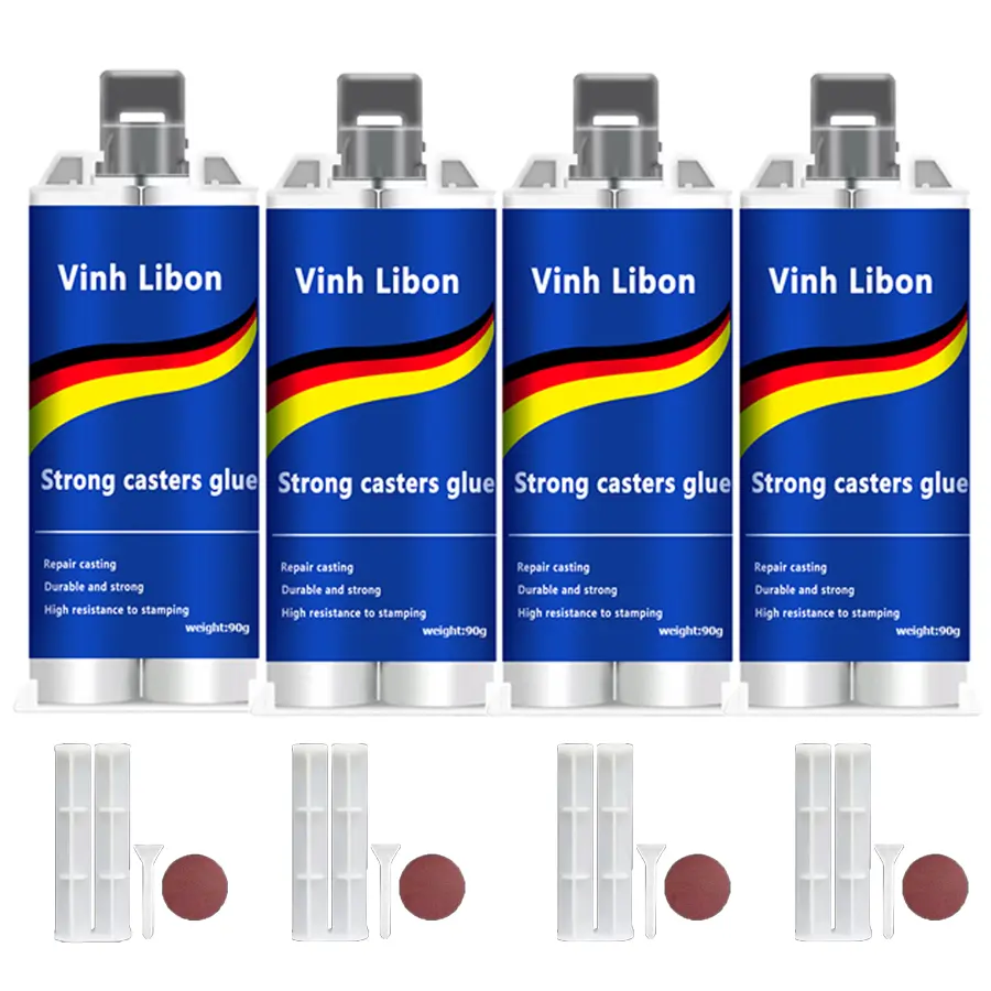 4PCS High Temperature Resistant Casting Glue Set - Strong Waterproof Welding Glue For Stainless Steel, Fuel, Iron Leakage Repair - Anti-Clogging & Electrically Safe