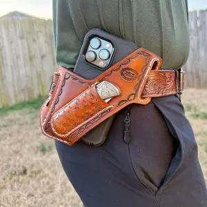 Custom Leather CellPhone/Knife Holster- Made to fit any phone