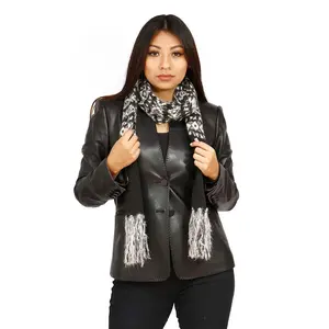 Baby Alpaca Suri Knitted Scarf