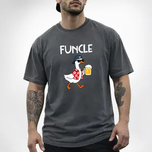 ChicCotton Funny Uncle Comfort Colors Shirt, Off to Commit Uncle Foolery Men T-shirt, Funcle Graphic Tee For Men, Gift For Uncle Men Clothing