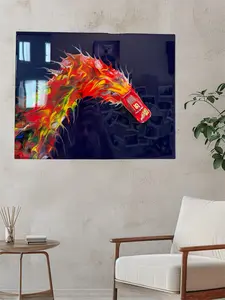 Speed Resin Wall Art – 11x14 Framed Sci-Fi Inspired Display