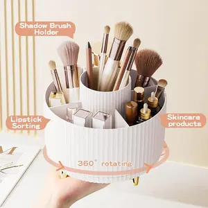 Rotate Makeup Organizer (Rotate Makeup Organizer-White)