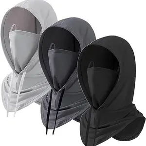 Cooling Summer Balaclava Sun UV Protection Full Head Face Mask,Cooling Face Cover,Hood Breathable Full Head Mask,Face Cover for Men Women