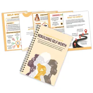 Self-Esteem Building Workbook, Cbt Therapy Exercises, Self-Image & Personality Development, Overcome Negative Thoughts, Lasting Confidence Growth Plan