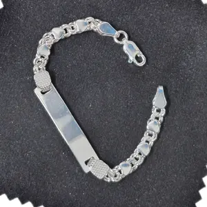 Sterling Silver Chino Bracelets for babies- Free engraving