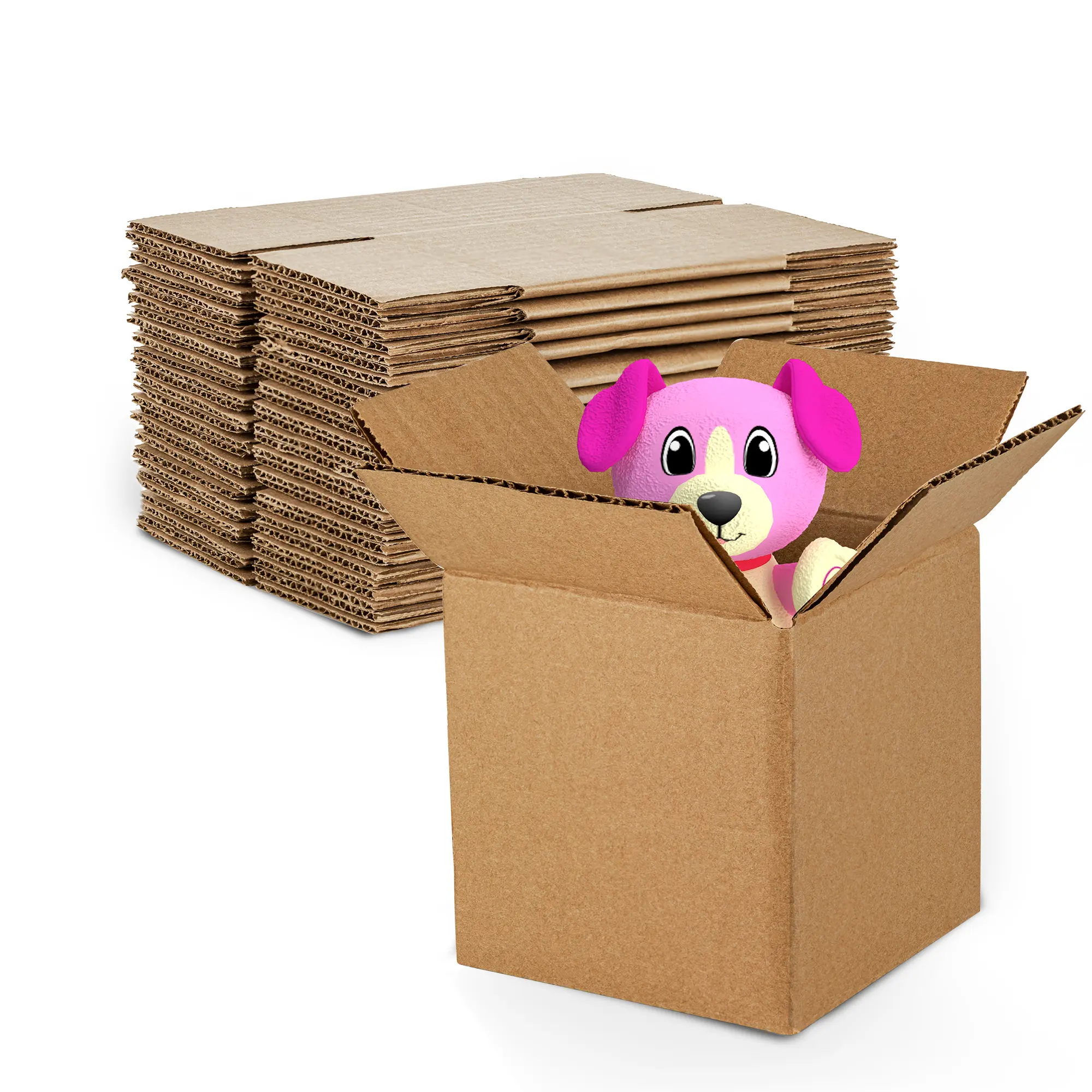 MT Products Corrugated Cardboard Shipping Boxes - Pack of 10 (for Computers & Office Equipment, Office Stationery & Supplies, Envelopes & Postal Supplies)