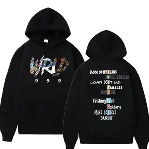 Juice 999 Hip Hop Rapper  Hoodie Tour Concert Hoodie Men's Hip Hop Fashion Pullover Sweatshirt Unisex Casual Long Sleeve Hooded Gothic Streetwear S-XXL S