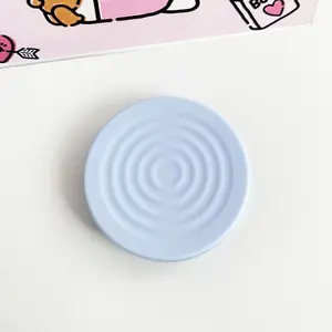 Minimalist Aesthetic Ripple For Magnetic Phone Holder Collapsible Pastel Matte Grip Kickstand for MagSafe For iPhone 17 Pro Max