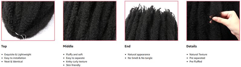 8 Packs Marley Twist Braiding Hair 24 Inche Cuban Twist Afro Kinky Curly Crochet Twist Blonde Faux Locs Crochet Synthetic Hair Body Wave Protective Styling